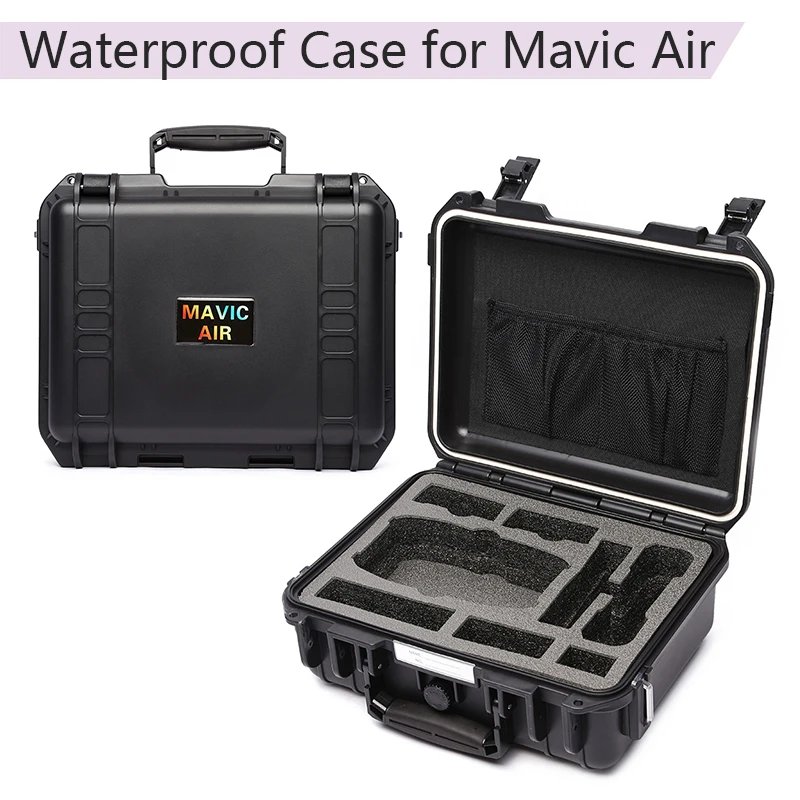 Hardshell Bag Storage Box Suitcase Waterproof Carrying Case for DJI Mavic Air Battery Controller Data Line Drone Accessories
Hardshell Bag Storage Box Suitcase Waterproof Carrying Case for DJI Mavic Air Battery Controller Data Line Drone Accessories