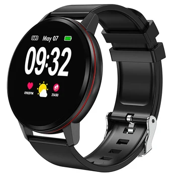 Smart Watch S01 Smart Watch Waterproof with Heart Rate for Man Smart Blood Oxygen Bracelet-Black Silicone Strap
Smart Watch S01 Smart Watch Waterproof with Heart Rate for Man Smart Blood Oxygen Bracelet-Black Silicone Strap
