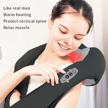 Shiatsu Cervical Back and Neck Massager Electric Massager Multifunctional Shawl Infrared Heated Massage Relaxation Machine
Shiatsu Cervical Back and Neck Massager Electric Massager Multifunctional Shawl Infrared Heated Massage Relaxation Machine