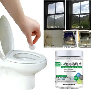 84 Tablet 1000pcs Household Bleach Cloth Chlorine Dioxide Effervescent Tablets Universal Sterilization Disinfection Pool Floor
84 Tablet 1000pcs Household Bleach Cloth Chlorine Dioxide Effervescent Tablets Universal Sterilization Disinfection Pool Floor