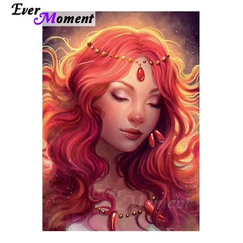 Ever Moment Diamond Art Painting Goddess Red Hair Fantasy DIY Full Square Drills Stones Hobbies And Handicrafts Room Decor 4Y972 
Ever Moment Diamond Art Painting Goddess Red Hair Fantasy DIY Full Square Drills Stones Hobbies And Handicrafts Room Decor 4Y972