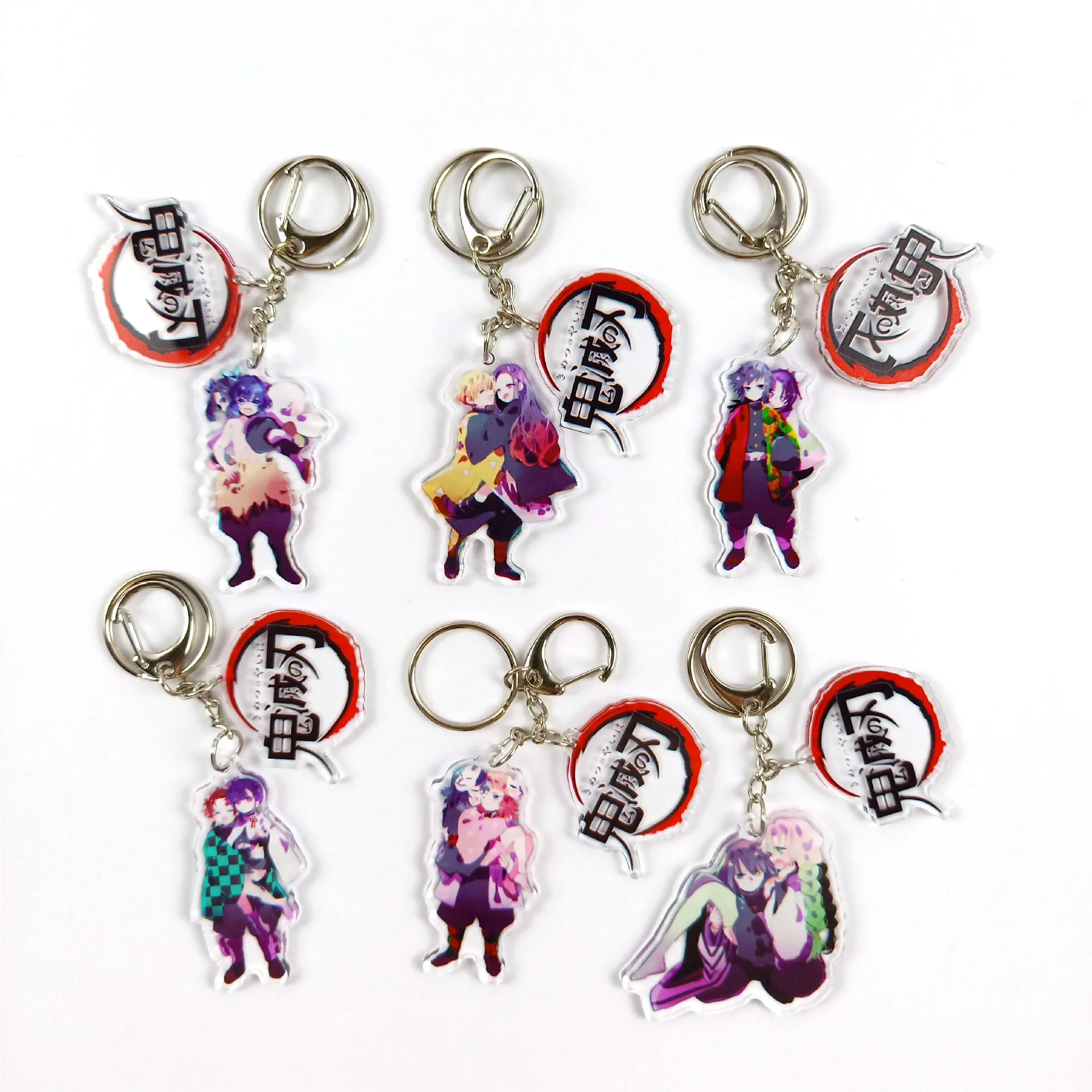 6Styles Demon Slayer Kimetsu No Yaiba Tanjirou Nezuko Zenitsu Giyuu Kanawo Keychain Blade of Ghost Keyring Acrylic Key Chains
6Styles Demon Slayer Kimetsu No Yaiba Tanjirou Nezuko Zenitsu Giyuu Kanawo Keychain Blade of Ghost Keyring Acrylic Key Chains