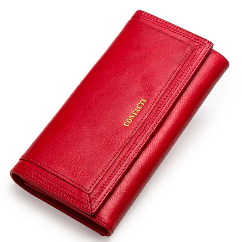 Fashion Genuine Leather Women Wallet Female Cell Phone Pocket Long Women Purses Hasp Trifold Lady Coin Purse Card Holder
Fashion Genuine Leather Women Wallet Female Cell Phone Pocket Long Women Purses Hasp Trifold Lady Coin Purse Card Holder