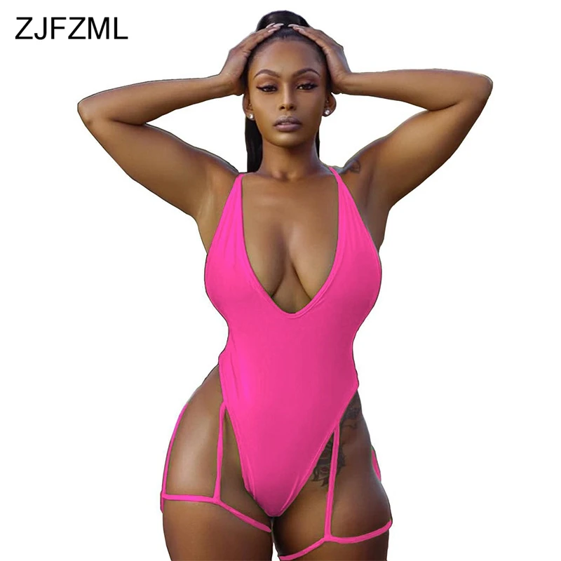 Spaghetti Strap Sexy Skinny Bodysuits Women Deep V Neck Backless One Piece Overall Summer Sleeveless Plus Size Beach Playsuit
Spaghetti Strap Sexy Skinny Bodysuits Women Deep V Neck Backless One Piece Overall Summer Sleeveless Plus Size Beach Playsuit