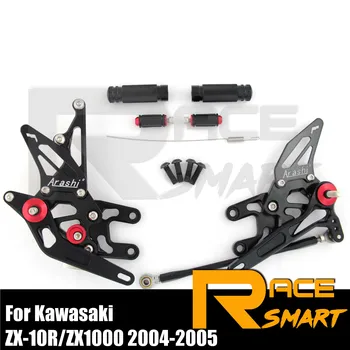 Motorcycle Rear Footrests Foot Rest Pegs Pedal Accessories For KAWASAKI ZX-10R ZX1000 2004 2005 ZX10R CNC Adjustable Rearset
Motorcycle Rear Footrests Foot Rest Pegs Pedal Accessories For KAWASAKI ZX-10R ZX1000 2004 2005 ZX10R CNC Adjustable Rearset