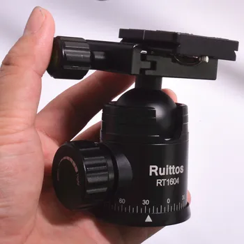 Ruittos NB36 Aluminum Camera Tripod Ball Head Ballhead 36mm Diameter with Quick Release Plate 1/4" Screw Max Load 10KG
Ruittos NB36 Aluminum Camera Tripod Ball Head Ballhead 36mm Diameter with Quick Release Plate 1/4" Screw Max Load 10KG