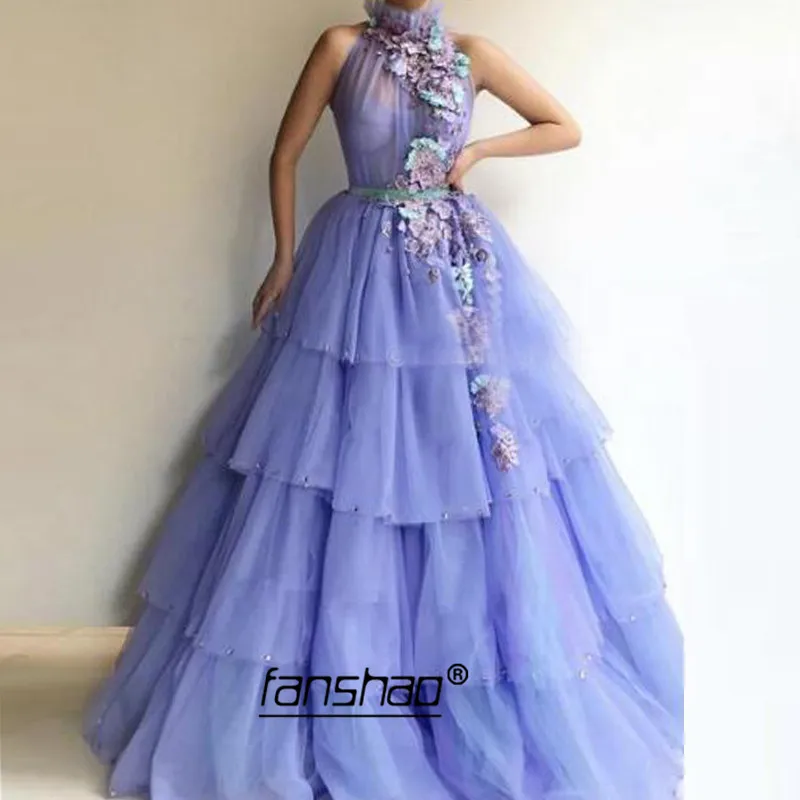 Lilac New Arrival Evening Dresses Tiered High neck Sash Applique Islamic Dubai Saudi Arabic Long Evening Gown Boho Prom Dress
Lilac New Arrival Evening Dresses Tiered High neck Sash Applique Islamic Dubai Saudi Arabic Long Evening Gown Boho Prom Dress