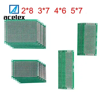20pcs/lot 5x7 4x6 3x7 2x8cm Double Side Prototype Diy Universal Printed Circuit PCB Board Protoboard For Arduino
20pcs/lot 5x7 4x6 3x7 2x8cm Double Side Prototype Diy Universal Printed Circuit PCB Board Protoboard For Arduino