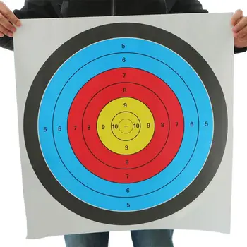 Bow Arrow Gauge Shooting Target Paper Gadgets Full Ring Training 60*60CM Colorful Archery Targets Outdoor Sports Beginner
Bow Arrow Gauge Shooting Target Paper Gadgets Full Ring Training 60*60CM Colorful Archery Targets Outdoor Sports Beginner