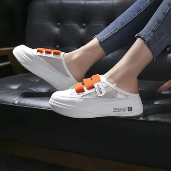 Outdoor sandals fashionable all-match 2020 Summer new women's shoes internet popular thick bottom toe half slippers ins trendy
Outdoor sandals fashionable all-match 2020 Summer new women's shoes internet popular thick bottom toe half slippers ins trendy