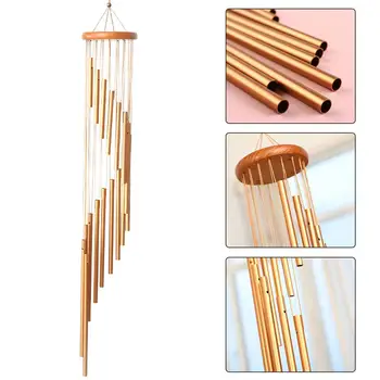 Wind Chimes With 18 Metal Tubes Pleasant Sound Wind Chimes For Garden Patio Decoration Hanging Pendant For Home Decoration 
Wind Chimes With 18 Metal Tubes Pleasant Sound Wind Chimes For Garden Patio Decoration Hanging Pendant For Home Decoration