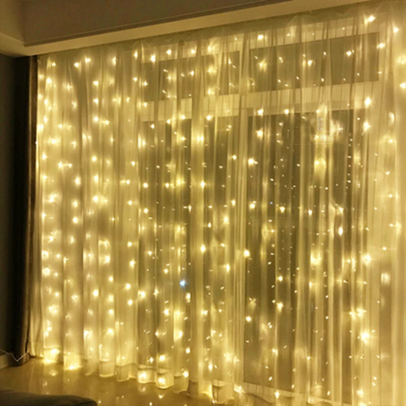 Novelty LED Curtain String Lights 220V 110V Power Garland Christmas Decor DIY Home Party Wedding Fairy Lights for Window Balcony
Novelty LED Curtain String Lights 220V 110V Power Garland Christmas Decor DIY Home Party Wedding Fairy Lights for Window Balcony