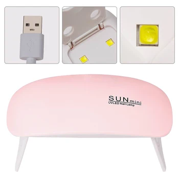 6W UV Lamp For Manicure LED Nail Dryer Lamp Sun Light Curing All Gel Polish Drying UV Gel USB Smart Timing Nail Art Tools
6W UV Lamp For Manicure LED Nail Dryer Lamp Sun Light Curing All Gel Polish Drying UV Gel USB Smart Timing Nail Art Tools