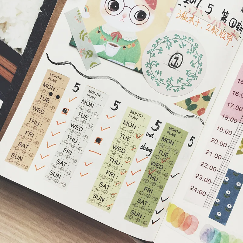 7m*15mm Ruler/Month Plan/timeline/Weekly Plan List Decoration Washi Tape DIY Diary Scrapbooking Masking Tape With Release Paper
7m*15mm Ruler/Month Plan/timeline/Weekly Plan List Decoration Washi Tape DIY Diary Scrapbooking Masking Tape With Release Paper