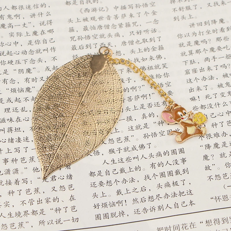 CA789 Cat and Mouse Metal Bookmarks for Books Cartoon Leaf Context Chain Bookmarks Office Accessories School Stationery Items
CA789 Cat and Mouse Metal Bookmarks for Books Cartoon Leaf Context Chain Bookmarks Office Accessories School Stationery Items