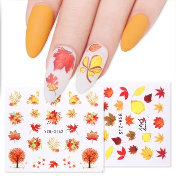 1 Sheet Nail Water Decals Gold Yellow Maple Leaves Mixed Patterns Nail Transfer Decals Nail Art DIY Design Decorations
1 Sheet Nail Water Decals Gold Yellow Maple Leaves Mixed Patterns Nail Transfer Decals Nail Art DIY Design Decorations