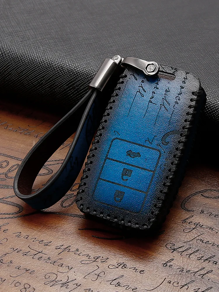 Genuine Leather Car Styling Key Case Cover Accessorie for Acura TL TLX CDX RDX MDX ILX RLX ZDX RL | Автомобили и мотоциклы