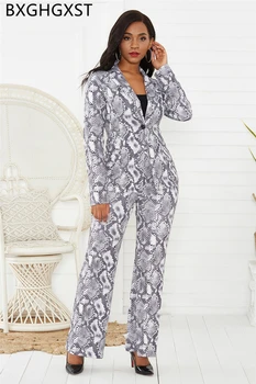 snake print women suits office sets casual suit women two piece set festival clothing formal pants suit elegant women clothes 
snake print women suits office sets casual suit women two piece set festival clothing formal pants suit elegant women clothes