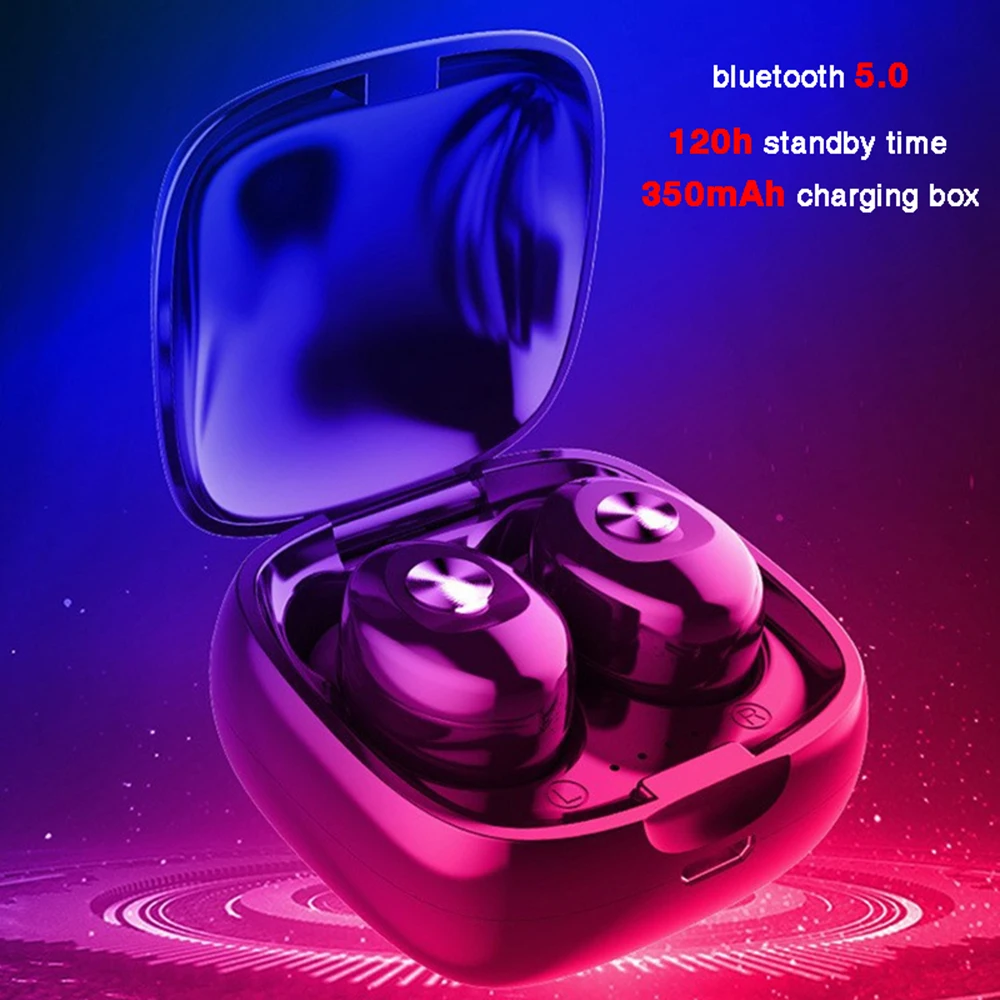 XG12 Bluetooth 5.0 TWS Earphone with Charging Box 350mAh Stereo Earbuds Wireless Sport Mini Earphones with Mic for iPhone/Xiaomi
XG12 Bluetooth 5.0 TWS Earphone with Charging Box 350mAh Stereo Earbuds Wireless Sport Mini Earphones with Mic for iPhone/Xiaomi