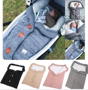 Newborn Baby Stroller Wrap Sleeping Bags Winter Warm Blanket Knitting Swaddle Wrap Toddler Sleeping Bag +Pram Handrail 2Pcs Set
Newborn Baby Stroller Wrap Sleeping Bags Winter Warm Blanket Knitting Swaddle Wrap Toddler Sleeping Bag +Pram Handrail 2Pcs Set