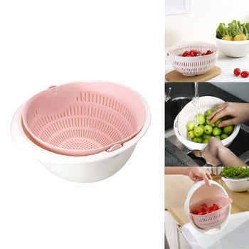 Portable detachable double-layer hollow fruit and vegetable cleaning drain basket Washed rice
Portable detachable double-layer hollow fruit and vegetable cleaning drain basket Washed rice