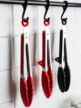 BBQ Kitchen Tools Tongs Steel Handle Kitchen Tongs Lock Design Barbecue Clip Clamp 403 Stainless Steel Food Tongs 9 inches
BBQ Kitchen Tools Tongs Steel Handle Kitchen Tongs Lock Design Barbecue Clip Clamp 403 Stainless Steel Food Tongs 9 inches