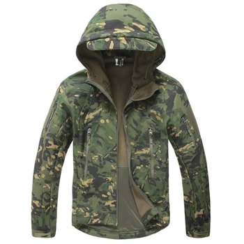Tactical Jacket Men Military Camouflage Shark Skin Soft Shell Waterproof Hooded Jackets Outdoor Camo Fleece Warm Raincoat Coats
Tactical Jacket Men Military Camouflage Shark Skin Soft Shell Waterproof Hooded Jackets Outdoor Camo Fleece Warm Raincoat Coats