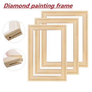 1 set of oil painting frame wooden frame diamond painting natural wood DIY wooden large size photo frame mosaic accessories
1 set of oil painting frame wooden frame diamond painting natural wood DIY wooden large size photo frame mosaic accessories