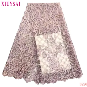 XIUYSAI Pink African lace fabric,embroidered flower net lace,high quality Nigerian lace fabric with stone for wedding dressS216
XIUYSAI Pink African lace fabric,embroidered flower net lace,high quality Nigerian lace fabric with stone for wedding dressS216