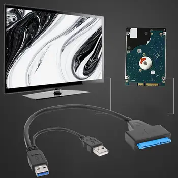SATA to Dual USB3.0 High Speed Master JMS578 Adapter Cable for 2.5 inch SATA/HDD Plug and Play without Driver Software
SATA to Dual USB3.0 High Speed Master JMS578 Adapter Cable for 2.5 inch SATA/HDD Plug and Play without Driver Software