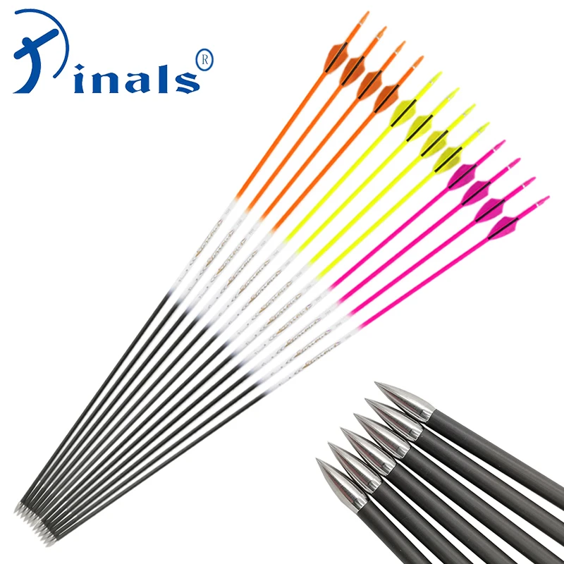 Pinals Archery Spine 500 600 700 800 900 1000 Carbon Arrows Shaft Points Nock Recurve Bow Longbow Hunting Shooting 6PCS
Pinals Archery Spine 500 600 700 800 900 1000 Carbon Arrows Shaft Points Nock Recurve Bow Longbow Hunting Shooting 6PCS