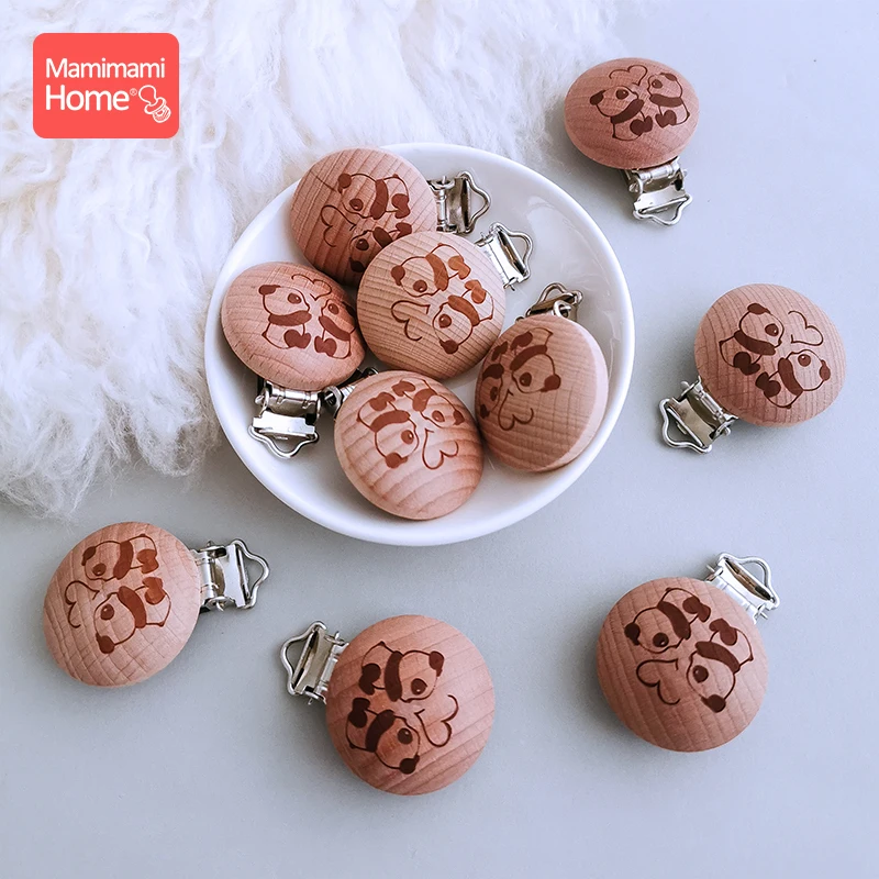 Mamihome 5pc Baby Pacifier Clip Wooden Teether Panda Bpa Free Beech Soother Clasp Wooden Blank Nipple Holder Childen'S Goods Toy
Mamihome 5pc Baby Pacifier Clip Wooden Teether Panda Bpa Free Beech Soother Clasp Wooden Blank Nipple Holder Childen'S Goods Toy