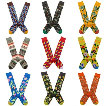 2020 Autumn and Winter New Color Knee-Length WOMEN'S Socks Contrast Color Geometry Students Girl'S Sexy Cotton Stock
2020 Autumn and Winter New Color Knee-Length WOMEN'S Socks Contrast Color Geometry Students Girl'S Sexy Cotton Stock