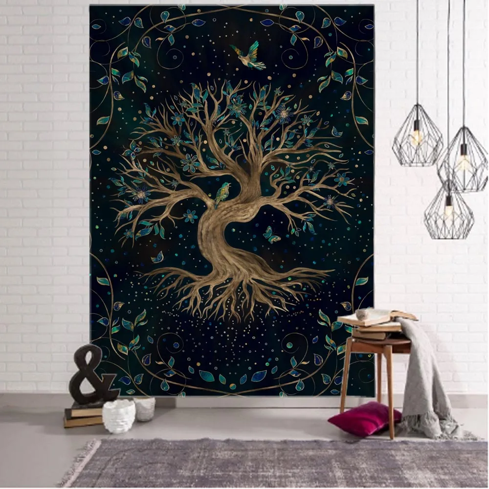 Tree of Life Art Big Tapestry Plant Flower Wall Hanging Bohemian Room Decoration Hippie Big Yoga Mat Beach Towel Sofa Sheet
Tree of Life Art Big Tapestry Plant Flower Wall Hanging Bohemian Room Decoration Hippie Big Yoga Mat Beach Towel Sofa Sheet