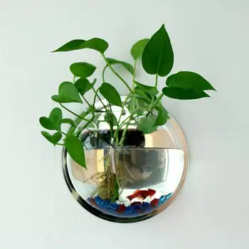 Pot Plant Wall Hanging Fish Bowl Aquarium Tank Aquatic Pet Supplies Pet Products Wall Mount Fish Tank Home Decoration
Pot Plant Wall Hanging Fish Bowl Aquarium Tank Aquatic Pet Supplies Pet Products Wall Mount Fish Tank Home Decoration