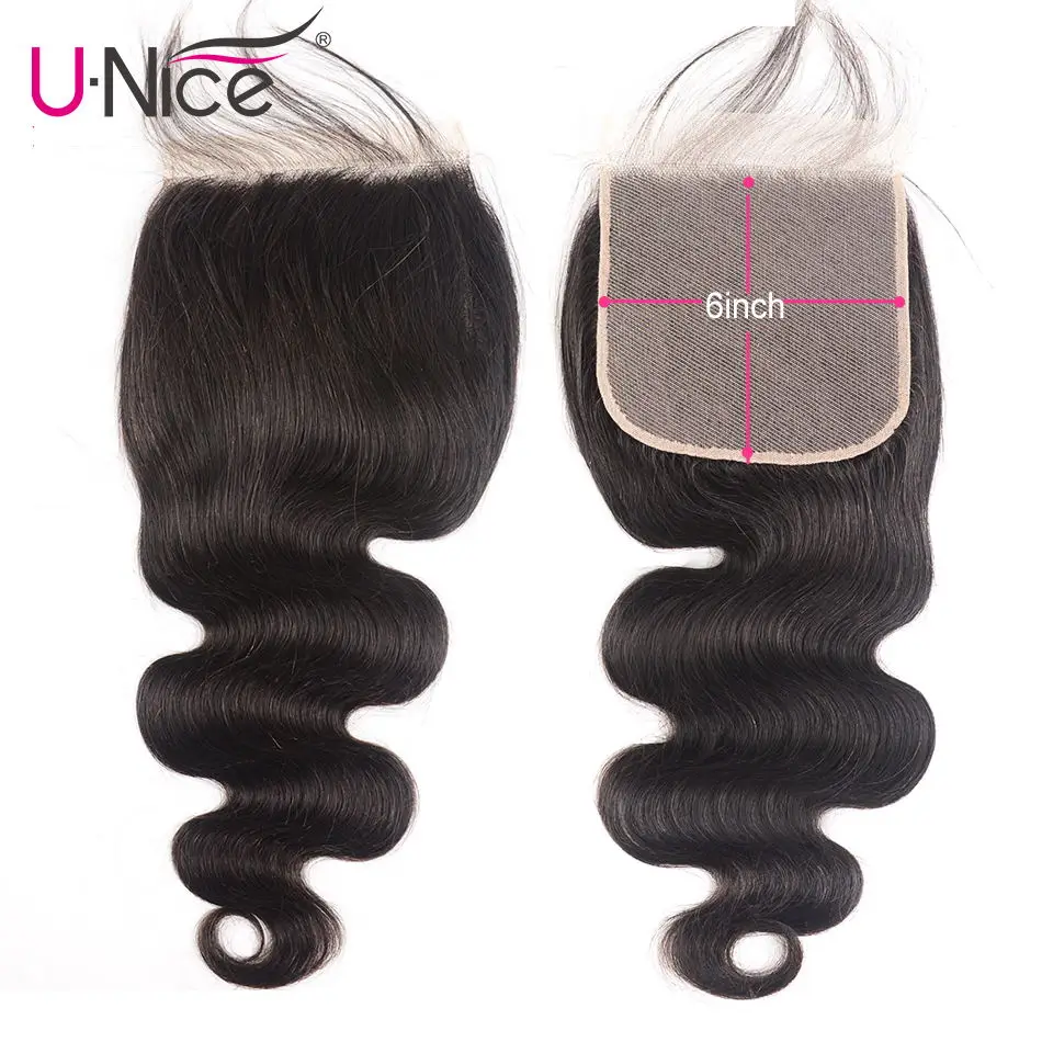 Unice Hair Brazilian Body Wave 6”x6” Closure Swiss Lace Remy Human Hair Lace Closure 1 Piece 10-18 Inch
Unice Hair Brazilian Body Wave 6”x6” Closure Swiss Lace Remy Human Hair Lace Closure 1 Piece 10-18 Inch