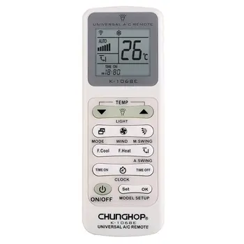 CHUNGHOP K-1068E 1000 in 1 Universal A/C Remote Control for Air Conditioner Controller with LED Light Function
CHUNGHOP K-1068E 1000 in 1 Universal A/C Remote Control for Air Conditioner Controller with LED Light Function