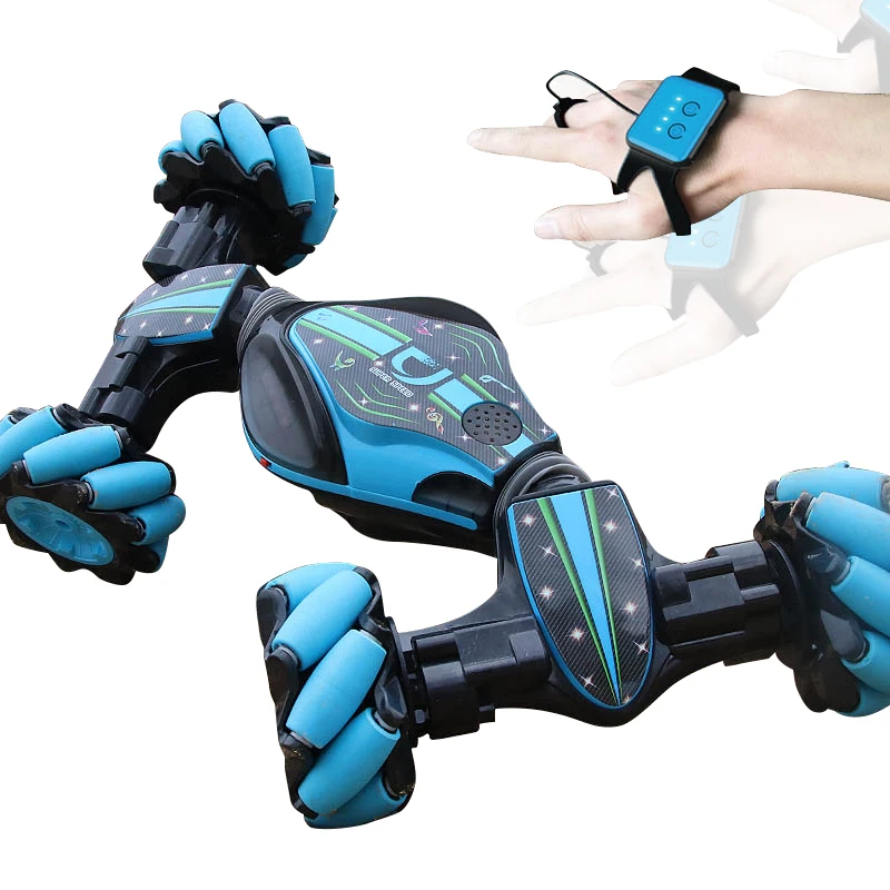 Remote Control Stunt Car Gesture Induction One-Key Deformation Off-Road Vehicle Light Music Drift Side Driving RC Car Toys Gift
Remote Control Stunt Car Gesture Induction One-Key Deformation Off-Road Vehicle Light Music Drift Side Driving RC Car Toys Gift