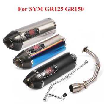 Motorcycle Exhaust System Full Muffler Silencer Escape Header Connect Front Pipe Link Section Tube for SYM GR125 GR150
Motorcycle Exhaust System Full Muffler Silencer Escape Header Connect Front Pipe Link Section Tube for SYM GR125 GR150