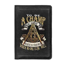 Masonic A Champ When No One Else Will Passport Cover Leather Men Women Slim ID Card Holder Pocket Wallet Case Travel Accessories 
Masonic A Champ When No One Else Will Passport Cover Leather Men Women Slim ID Card Holder Pocket Wallet Case Travel Accessories