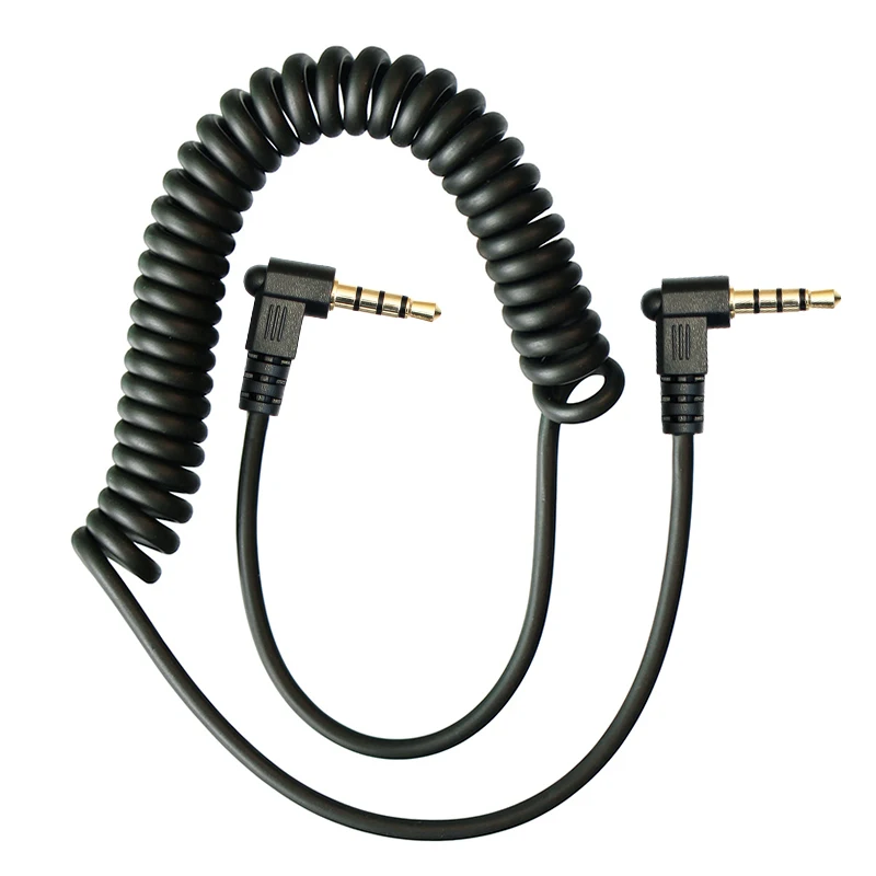 Two 90 Degree Angled Elbow Spring Coiled 3.5mm Male to Male Stereo Audio AUX Cable for Car AUX Two 90 Degree Angled Elbow Spring Coiled 3.5mm Male to Male Stereo Audio AUX Cable for Car AUX