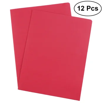 12Pcs A4 2Pockets Kraft Paper File Folder Brown Card Holder Document Folder Office Project File Presentation Folder (Red)
12Pcs A4 2Pockets Kraft Paper File Folder Brown Card Holder Document Folder Office Project File Presentation Folder (Red)