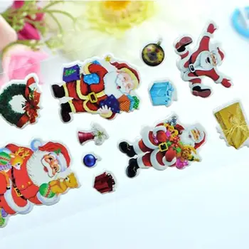 10Pcs/lot Christmas Gifts Merry Christmas 3D Carton Bubble Sticker Santa Claus Puffy Stickers Happy New Year Xmas Decor For Kids 
10Pcs/lot Christmas Gifts Merry Christmas 3D Carton Bubble Sticker Santa Claus Puffy Stickers Happy New Year Xmas Decor For Kids