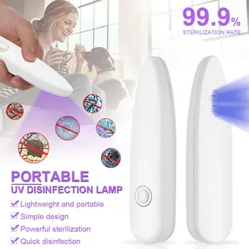 Portable Ultraviolet Germicidal Lamp Rechargeable Disinfection Light For Mask Tableware Sterilization 
Portable Ultraviolet Germicidal Lamp Rechargeable Disinfection Light For Mask Tableware Sterilization