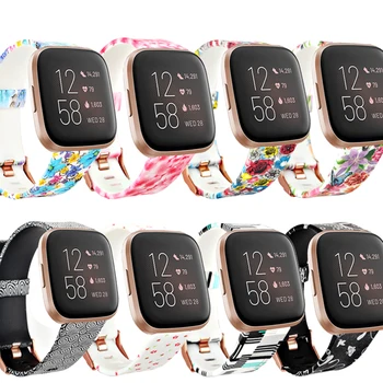 Print Flower Strap For Fitbit Versa 2 Sport Replacement Wristband For versa/versa lite Smart Watch Silicone Bracelet
Print Flower Strap For Fitbit Versa 2 Sport Replacement Wristband For versa/versa lite Smart Watch Silicone Bracelet