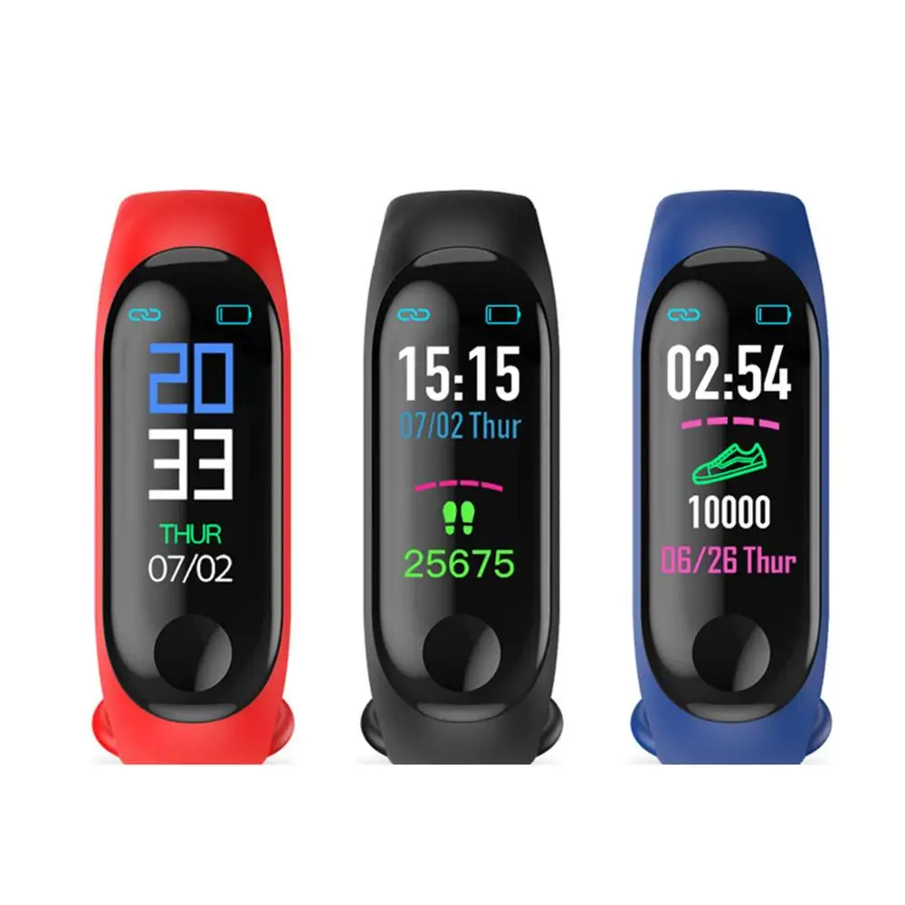 M3 SmartWatch Smart Bracelet Blood Pressure Heart Rate Monitor Waterproof Smart Band M3 Wristbands Smartband
M3 SmartWatch Smart Bracelet Blood Pressure Heart Rate Monitor Waterproof Smart Band M3 Wristbands Smartband