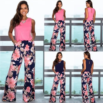 Explosion 2020 nian Summer Fashion Leisure Printing Pocket Button Female Jumpsuits 101219
Explosion 2020 nian Summer Fashion Leisure Printing Pocket Button Female Jumpsuits 101219