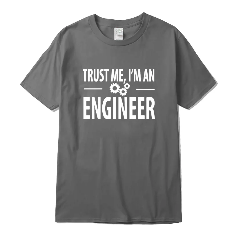 100% Cotton Men T-shirts trust me, I AM AN ENGINEER T Shirts O-Neck tops cool Tees funny streetwear brand clothing t shirt Top
100% Cotton Men T-shirts trust me, I AM AN ENGINEER T Shirts O-Neck tops cool Tees funny streetwear brand clothing t shirt Top