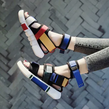 Summer sandals women's tide 2019 new wild thick bottom fashion beach flat bottom Roman casual sandals women
Summer sandals women's tide 2019 new wild thick bottom fashion beach flat bottom Roman casual sandals women