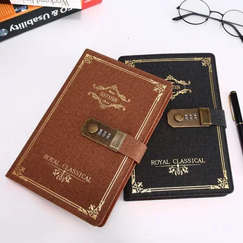 European-Style Artistic Retro Password-Protected Noteboy Multi-Function Locked Diary Student Handbook Notebook Creative Notebook
European-Style Artistic Retro Password-Protected Noteboy Multi-Function Locked Diary Student Handbook Notebook Creative Notebook